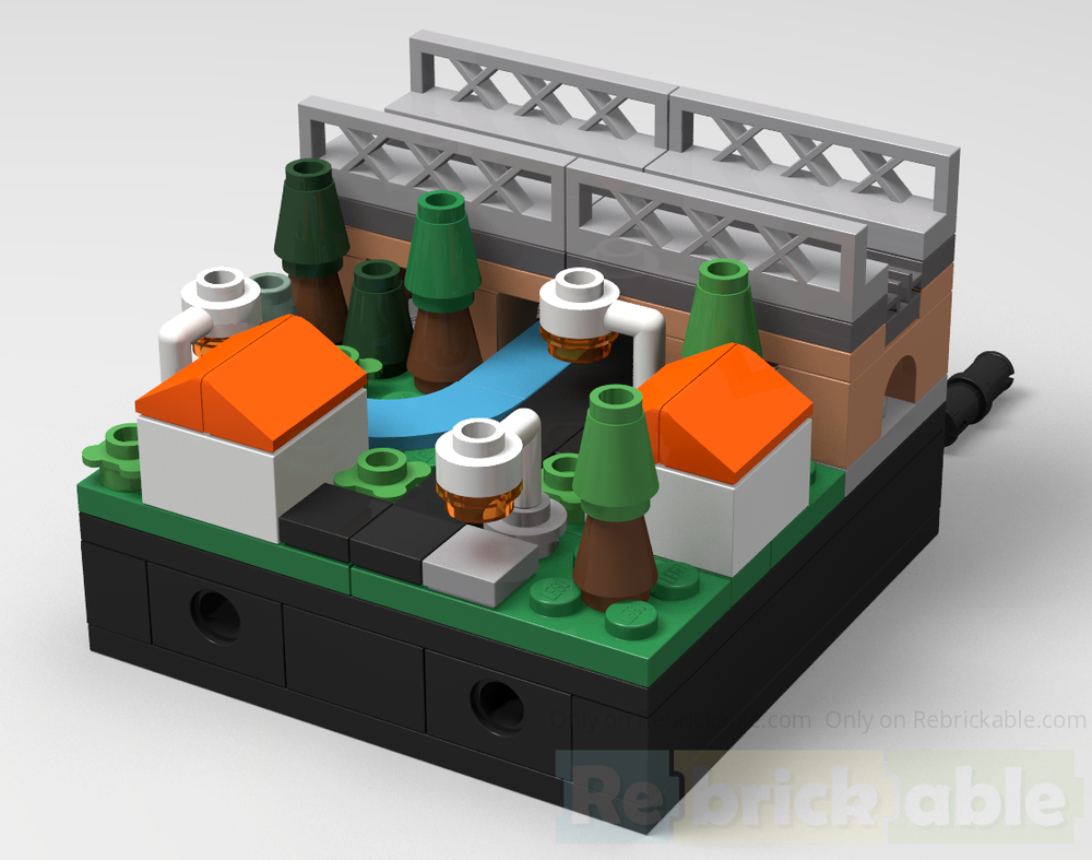 Lego 8x8 Diorama Mobility