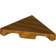 Lego Tile 45° Cut 2 x 2 (Triangle) / Metallic Gold