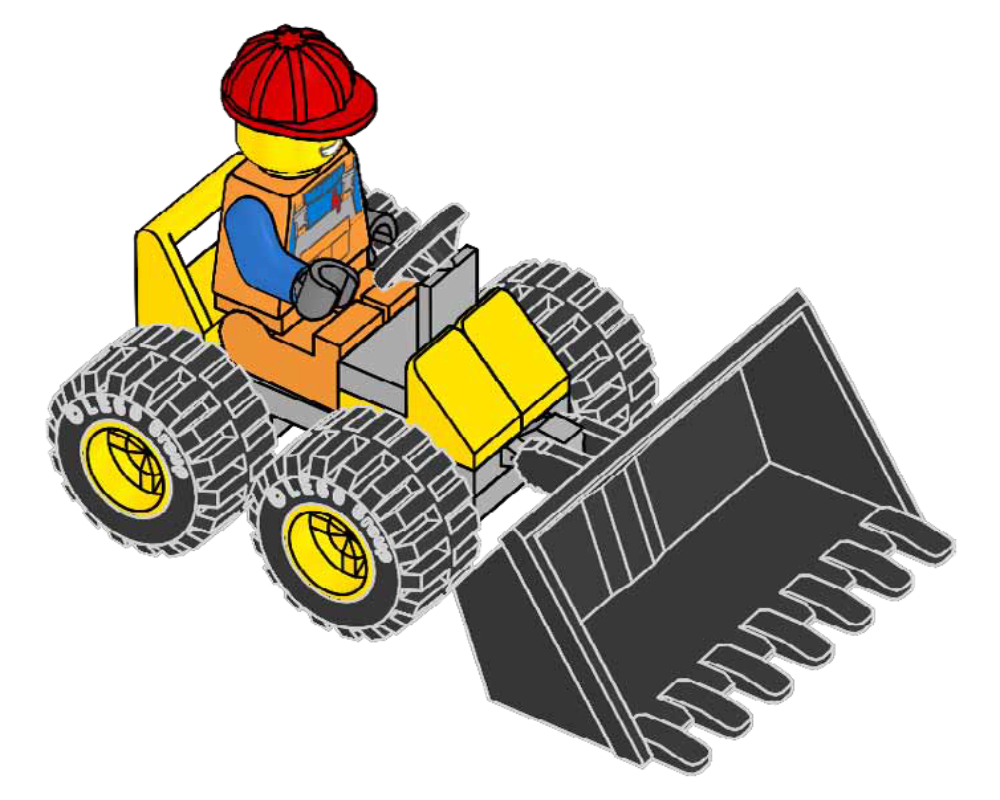 Lego Wheel Loader