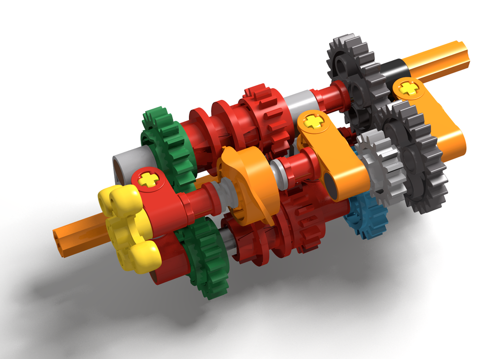 Lego 4-Speed Sequental Gearbox