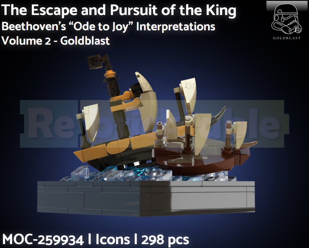 Lego Beethoven's "Ode to Joy" Interpretations - Volume 2: The Escape and Pursuit of the King