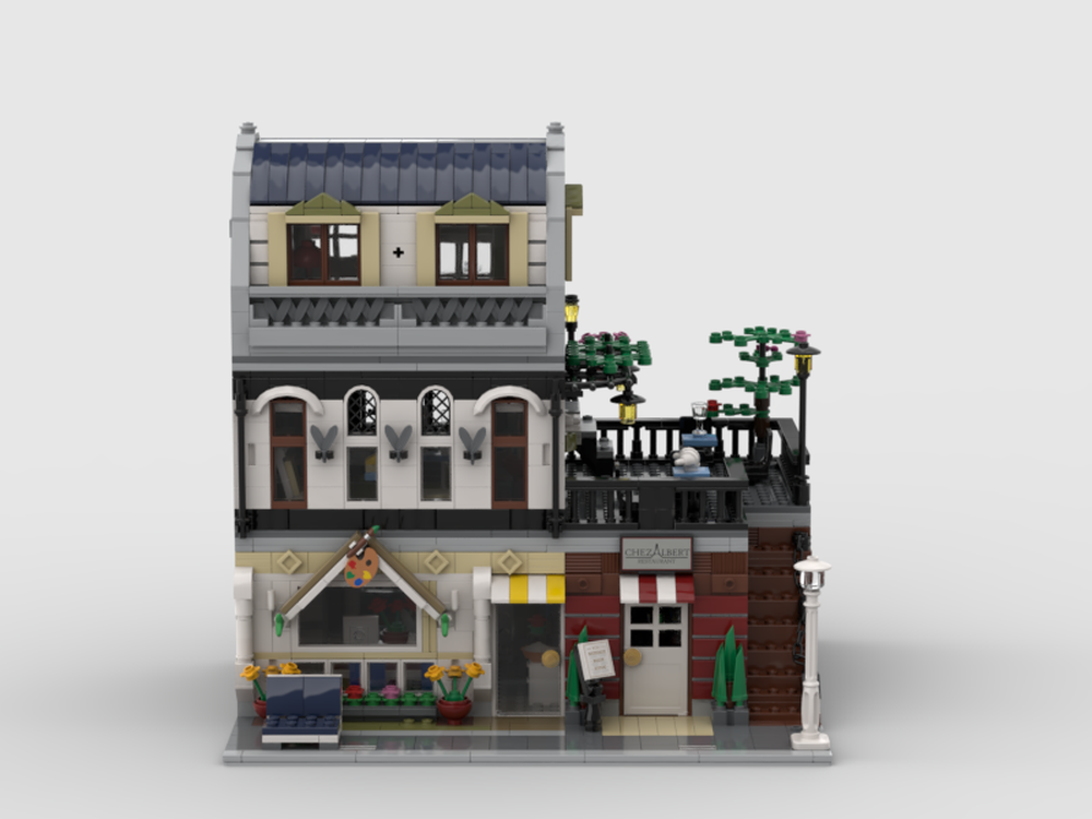 Lego Drawing Class & Terrace Cafe, Alternate build of The Lego 10243