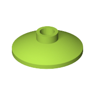 Lego Dish 2 x 2 Inverted [Radar] / Lime
