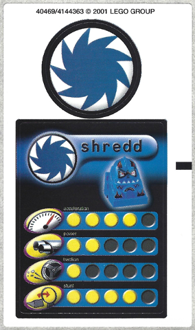 Lego Sticker Sheet for Set 4570-1