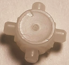 Lego Technic, Universal Joint 4L, Center / Milky White