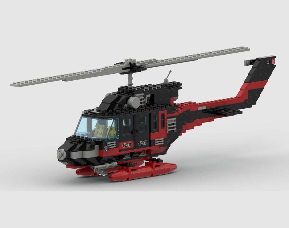 Lego 5590 Helicopter (5542 remake)