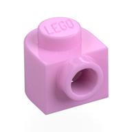 Lego Plate 1 x 1 x 2/3 Half Round with Side Stud / Bright Pink