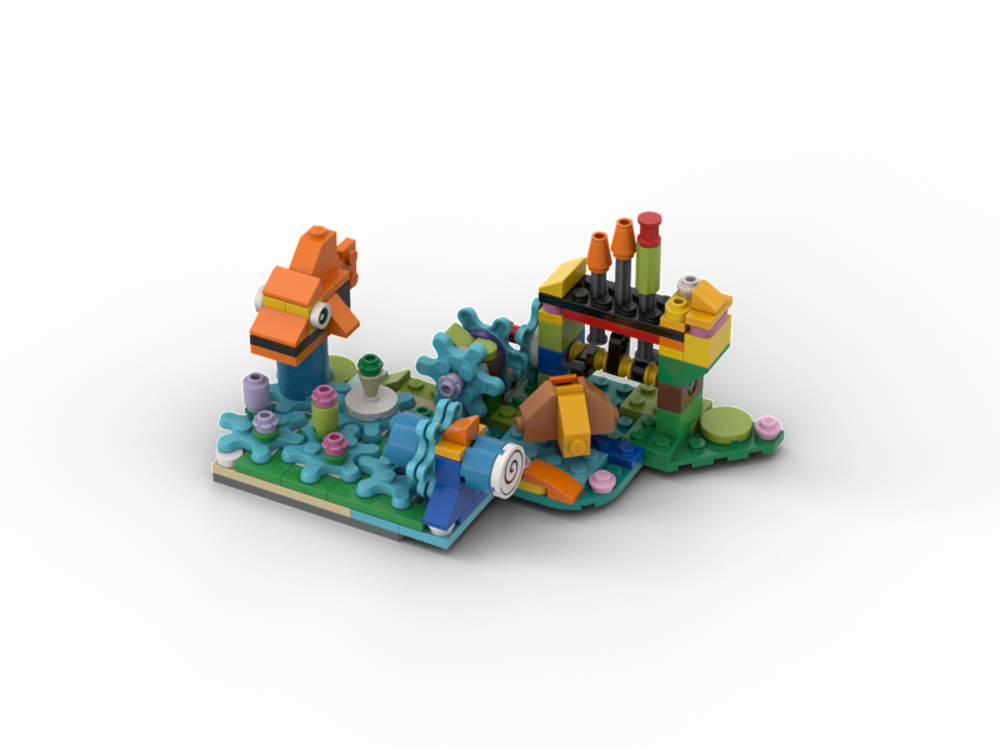 Lego 11019 alt modular coral reef toatal modular