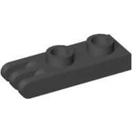Lego Hinge Plate 1 x 2 with 3 Fingers [Hollow Studs] / Black