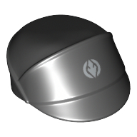 Lego Hat / Cap First Order Officer with Silver Insignia Print