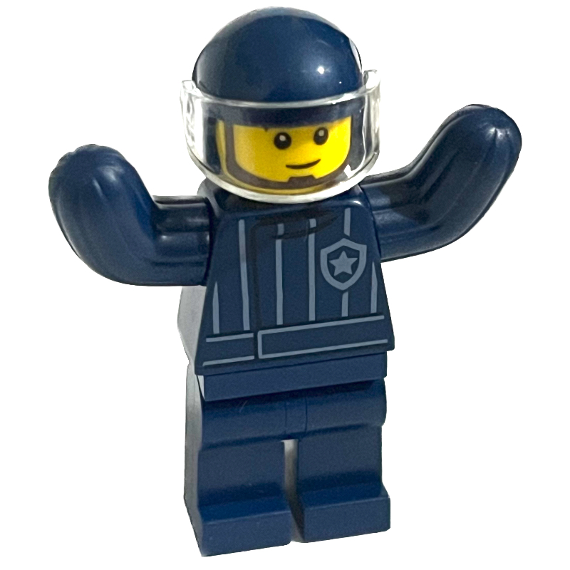 Lego Police Officer Dog Trainer, Padded Suit