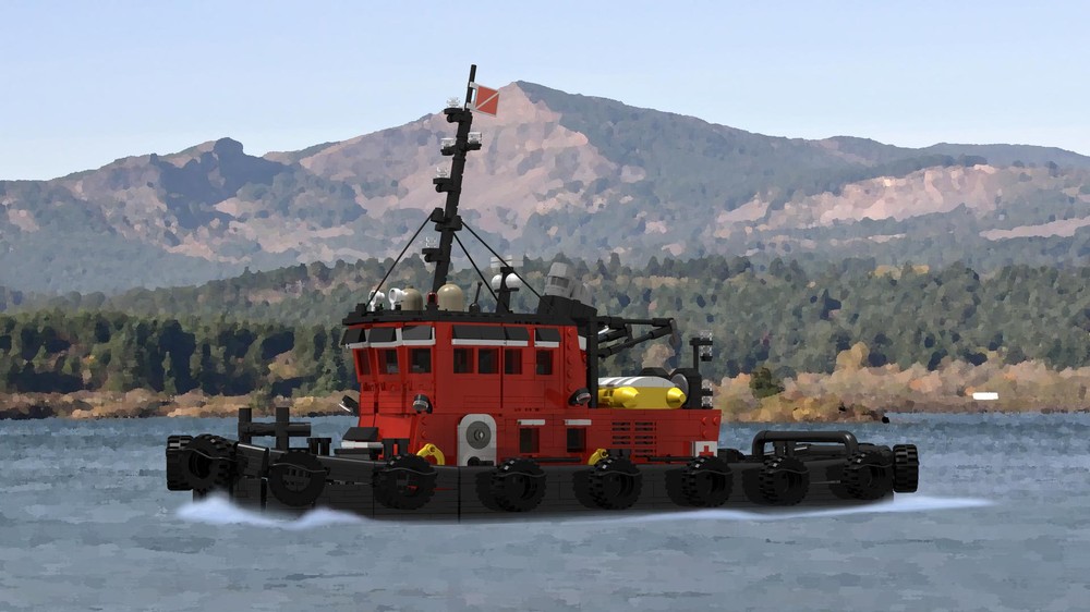 Lego Harbor Tug
