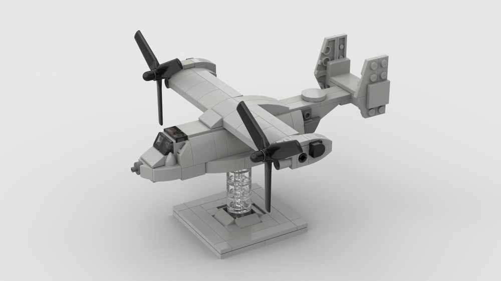 Lego Bell V-22 Osprey | 1:100 - FREE TUTORIAL