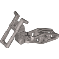 Lego Vehicle Base, Motorcycle Chassis / Flat Silver