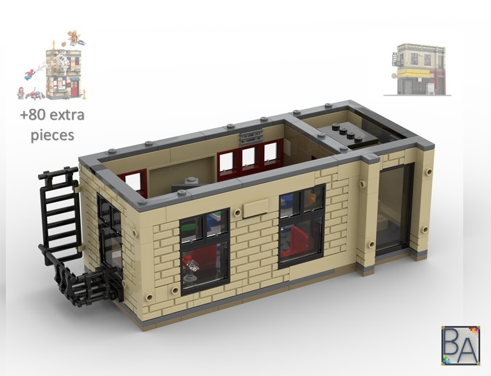 Lego Peter Parker's Apt Floor - Compatible with MOC-208116
