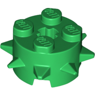 Lego Brick Round 2 x 2 Special with Spikes