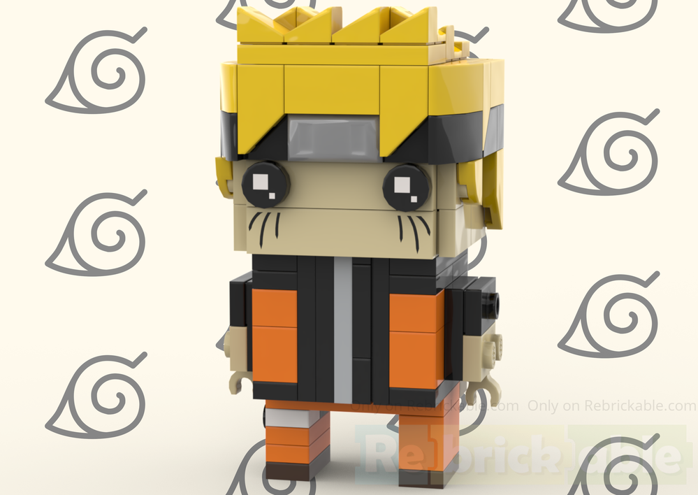 Lego Naruto Uzumaki BrickHead - Naruto Shippuden