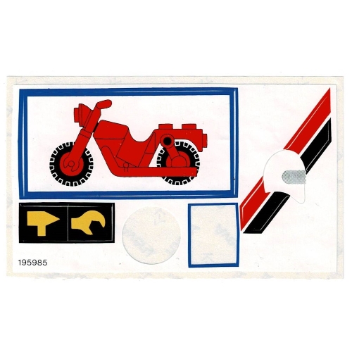 Lego Sticker Sheet 1 for Set 6373-1