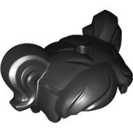 Lego Hair 2 Ponytails / Black