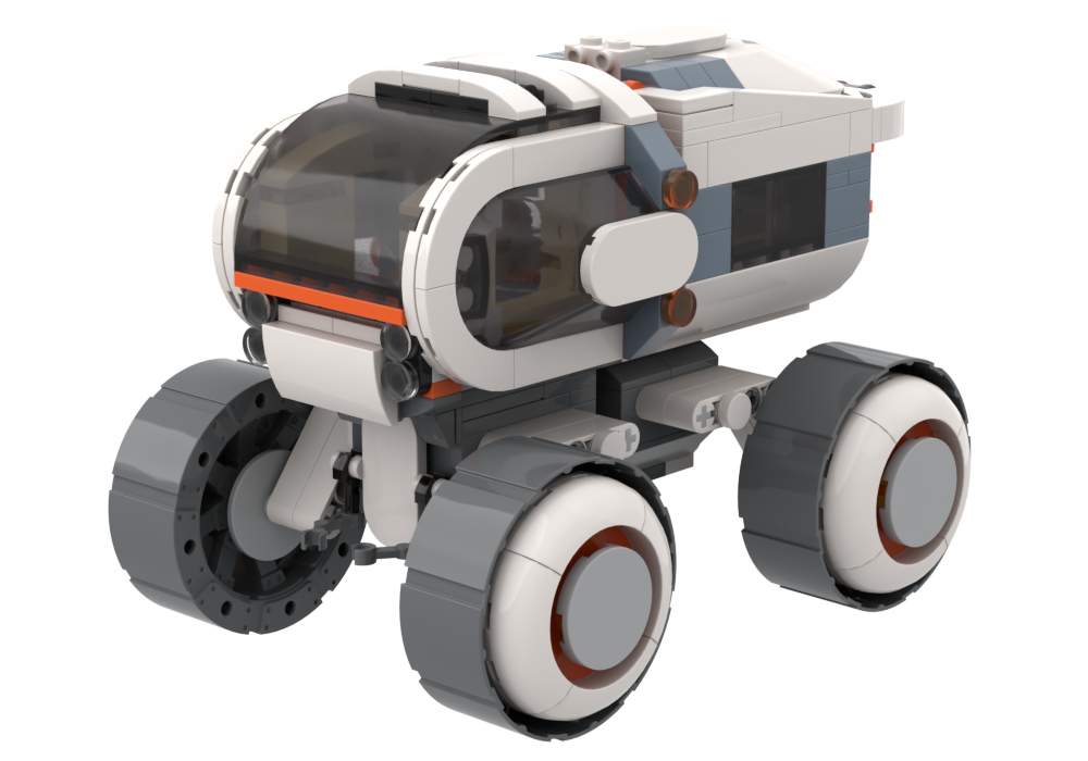Lego Space Research Rover (Minifigure compatible)