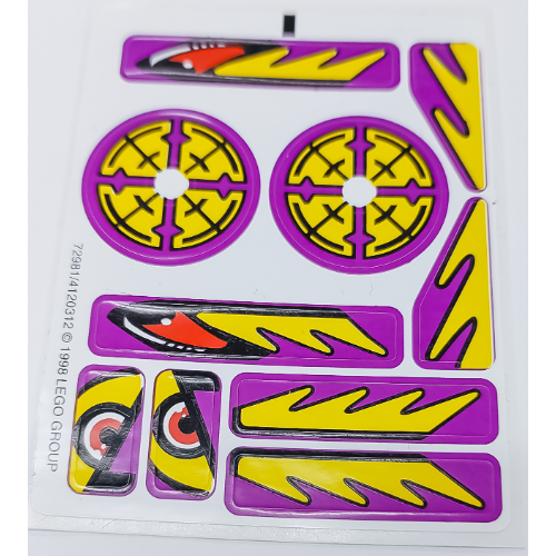 Lego Sticker Sheet 2 for Set 8269-1 / [No Color/Any Color]