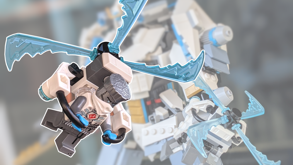 Lego Zane's Portable ShuriCopter (NINJAGO® MOC)