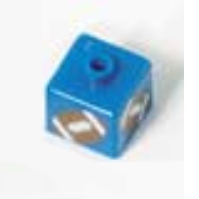 Lego Pen Bead, Square with Football Print