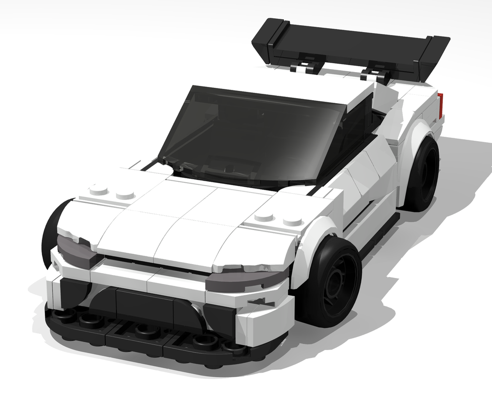 Lego nissan silvia s15 white