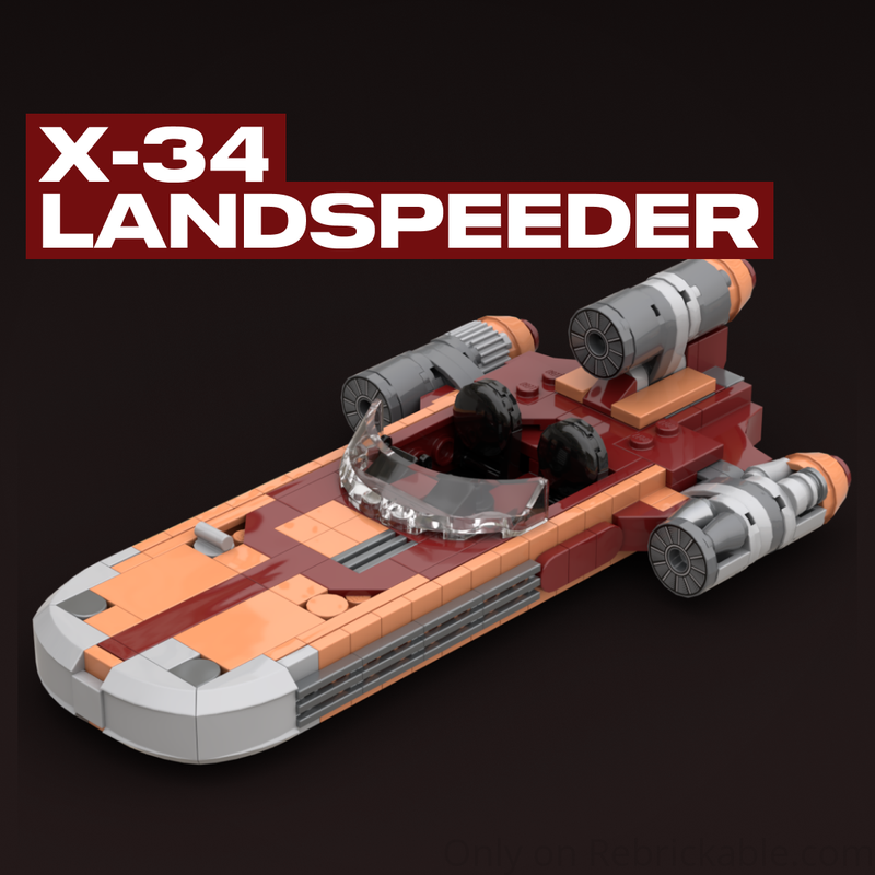 Lego Luke’s X-34 Landspeeder