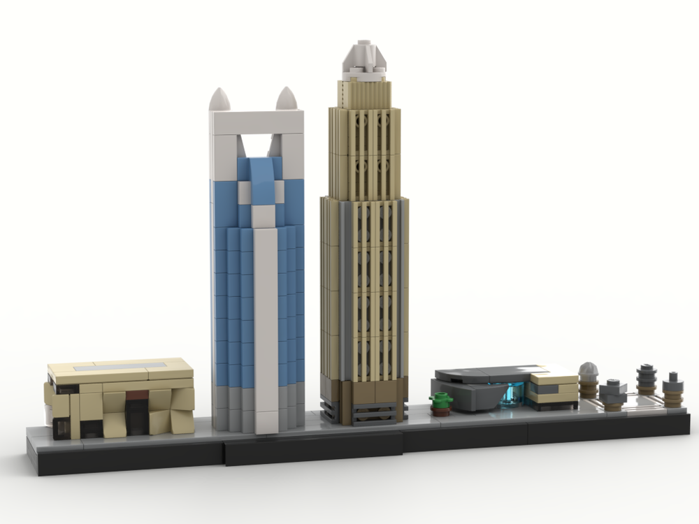 Lego Charlotte Skyline