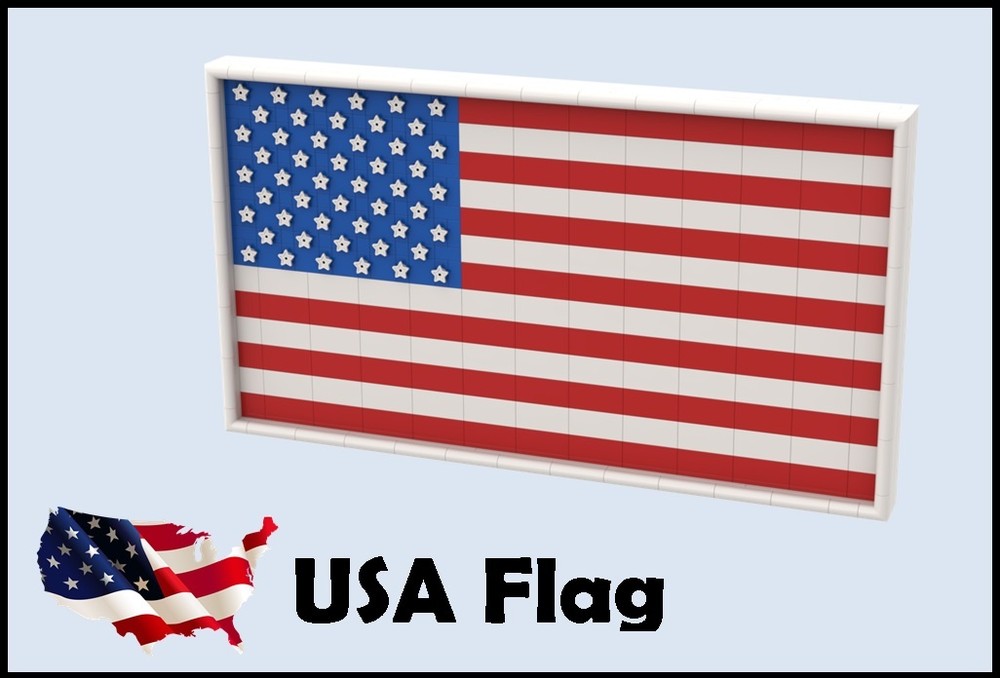 Lego USA Flag