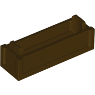 Lego Box / Crate 1 x 3 / Dark Brown