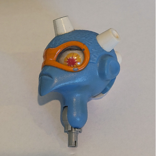 Lego Large Figure Head, with Pin, Nepol / Medium Blue