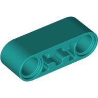 Lego Technic Beam 1 x 3 Thick with Center Axle Hole / Dark Turquoise