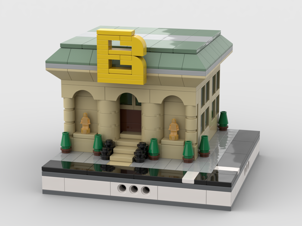 Lego Bank for a Mini Modular City