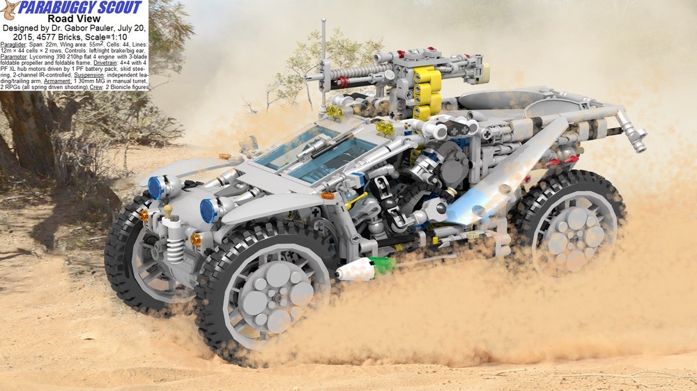 Lego Paramotor Scout Buggy