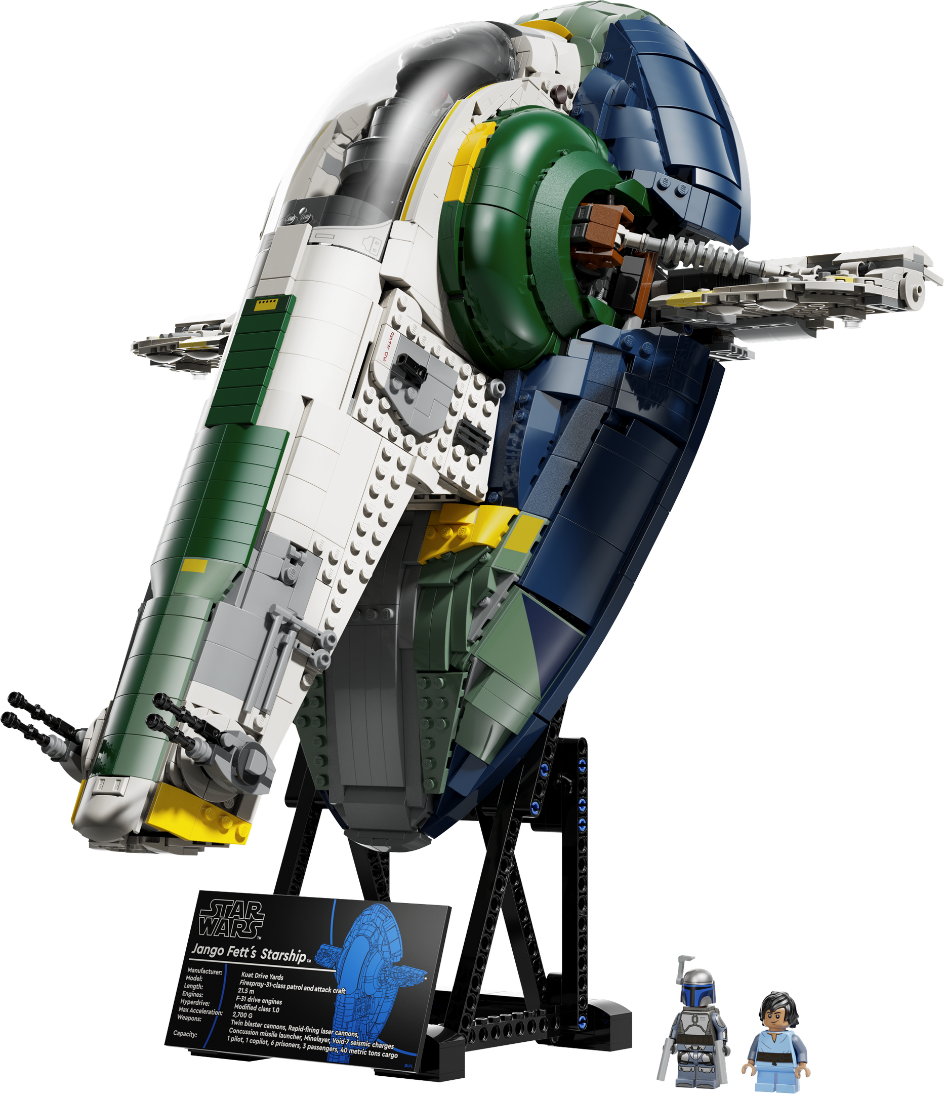 Lego Jango Fett's Firespray-Class Starship