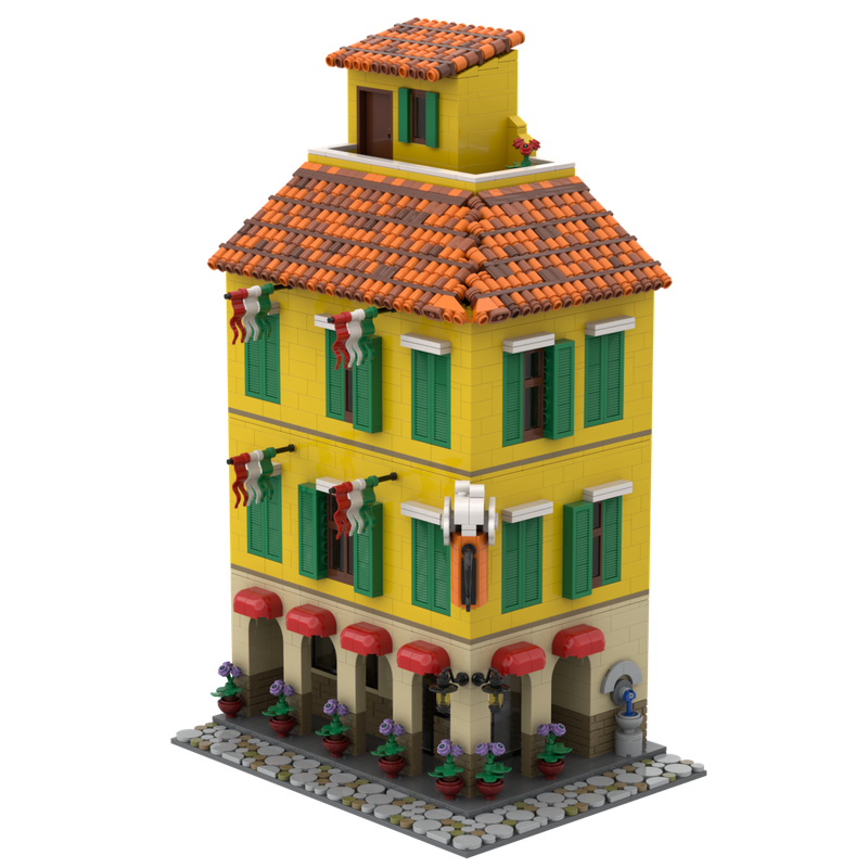 Lego Italian Street Series (Build 8) - No Interior