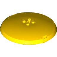 Lego Pod, Top Cap 9 x 9 x 1 1/3 X-Pod / Yellow