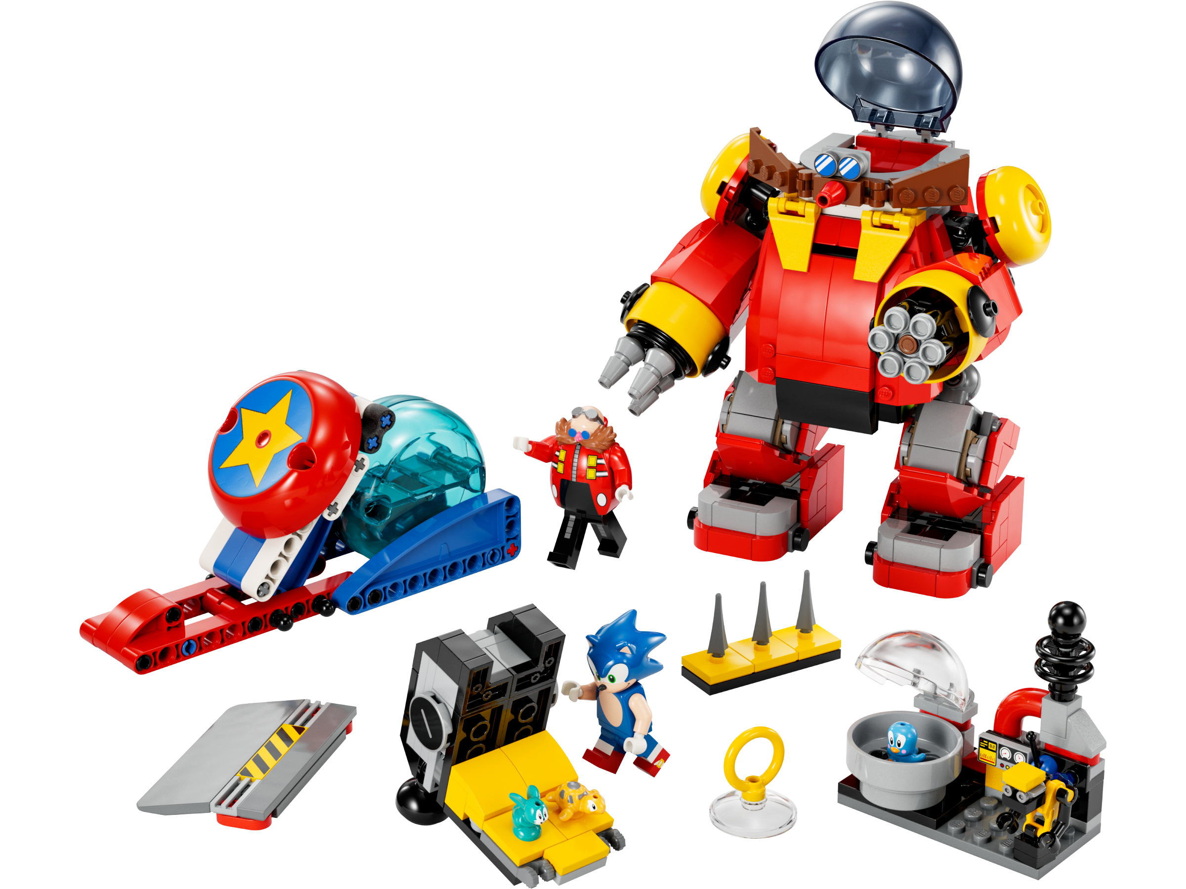 Lego Sonic vs Dr Eggman's Death Egg Robot