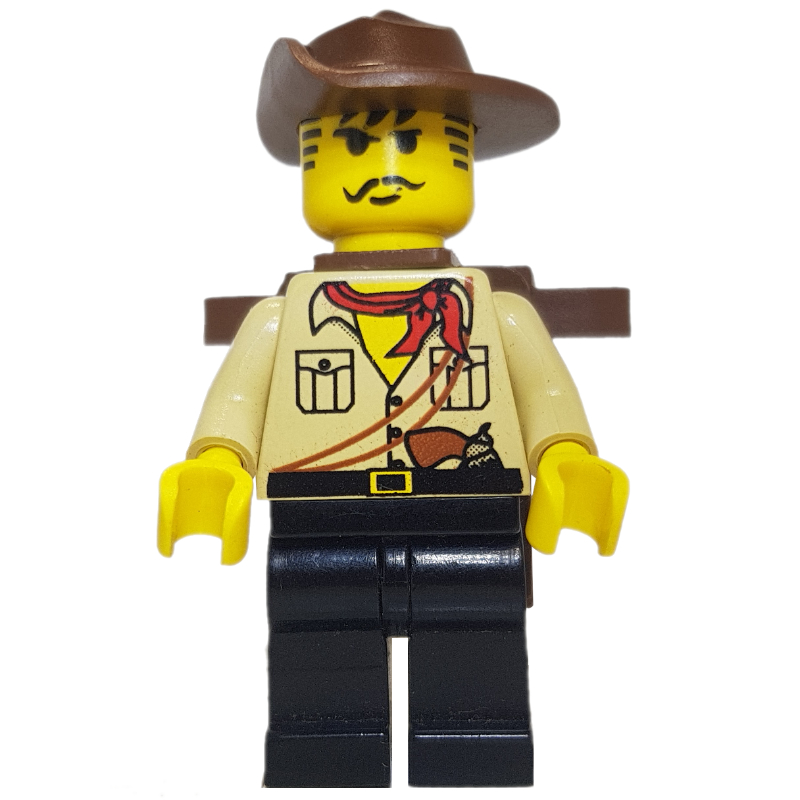Lego Johnny Thunder with Backpack (Desert)