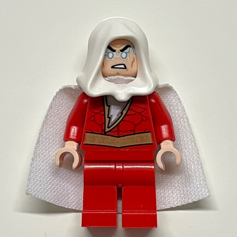 Lego Shazam with White Hood and Cape