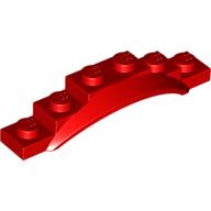 Lego Wheel Arch, Mudguard, 1 1/2 x 6 x 1 [Arch Extended] / Red