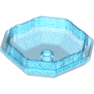 Lego Rock, Lower Part / Opal Trans-Dark Blue