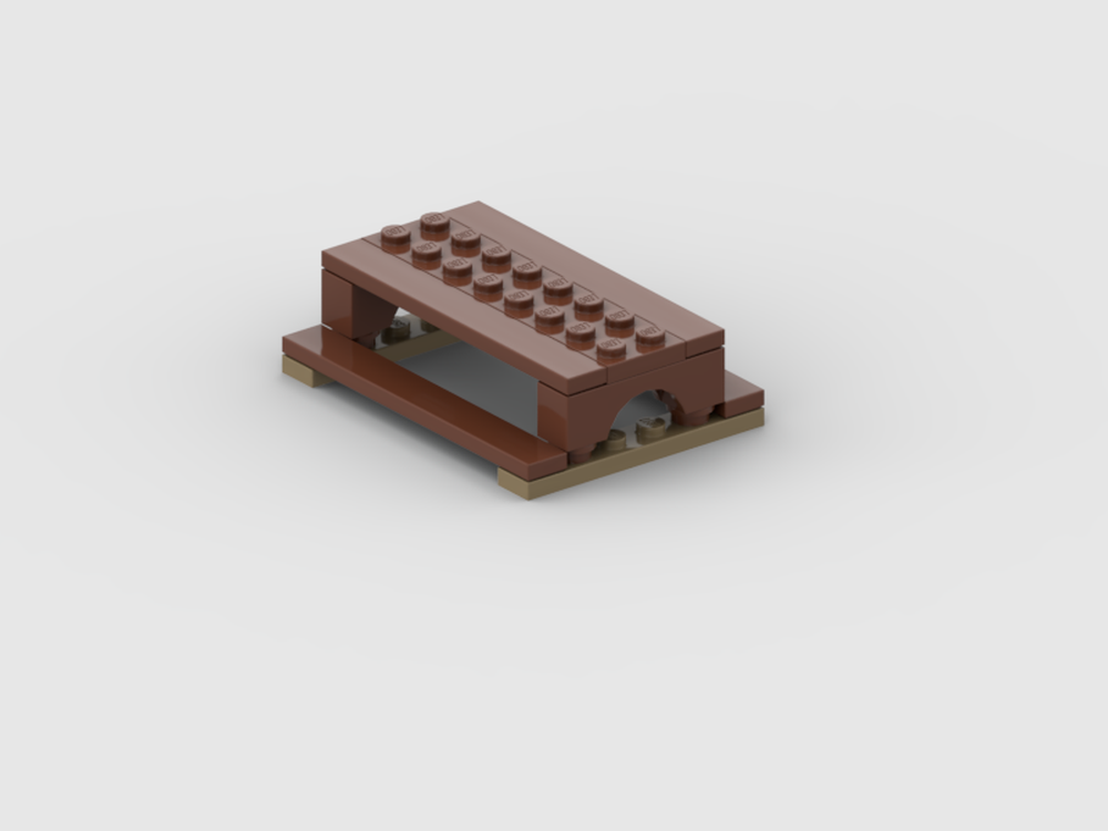 Lego Minifigure Picnic Table