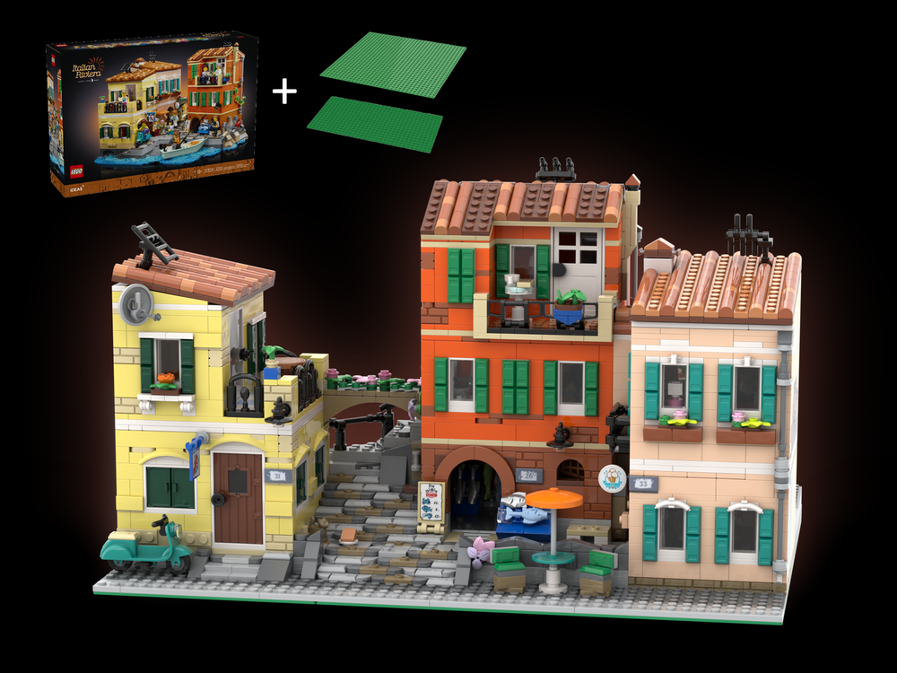 Lego Italian Square - 21359 Italian Riviera Modification