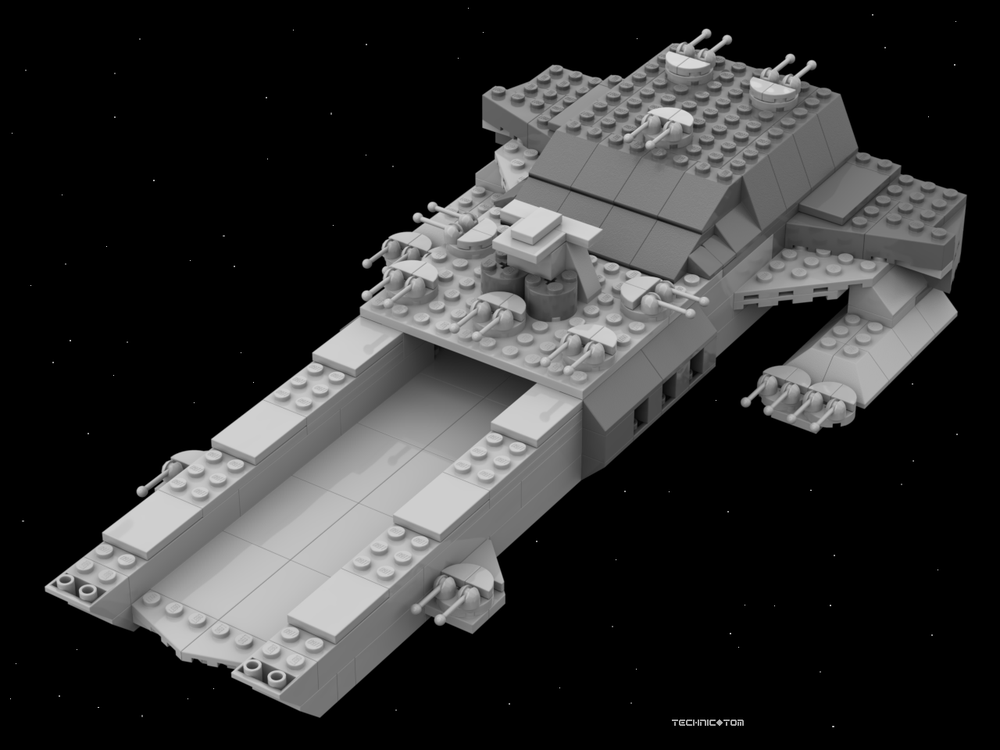 Lego Tiger Claw - Bengal class spaceship carrier