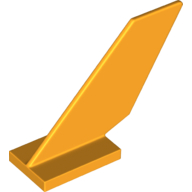 Lego Tail Shuttle / Bright Light Orange