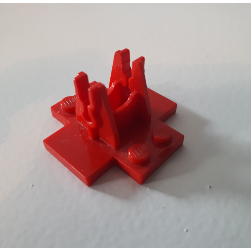 Lego Sports Soccer Goalie Stick Holder Base / Red