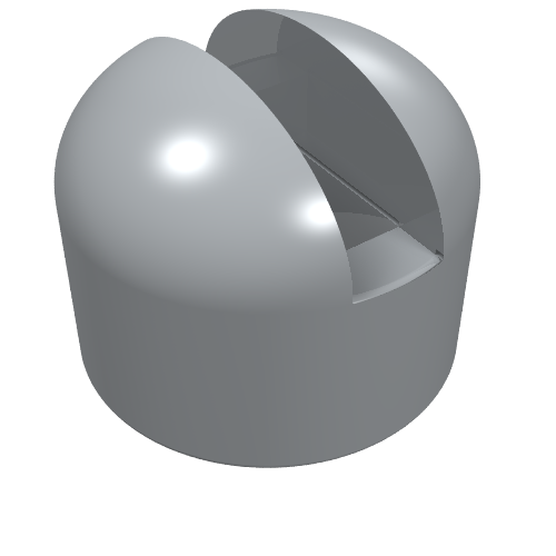 Lego Lever Small Base / Light Bluish Gray